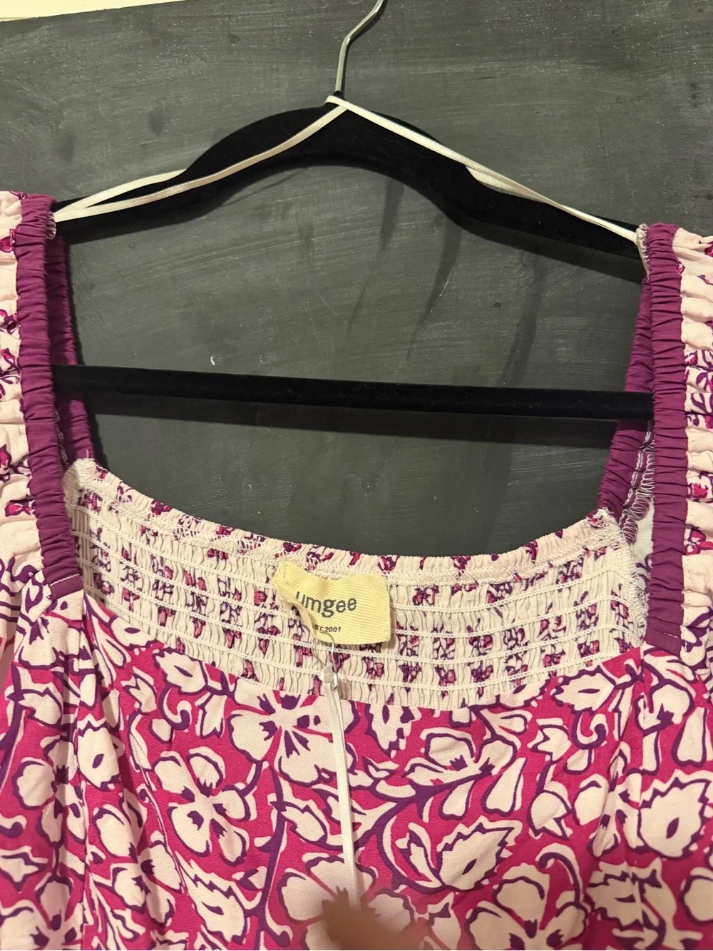 Women’s Purple Floral Boho Dress Size Small by UMGEE